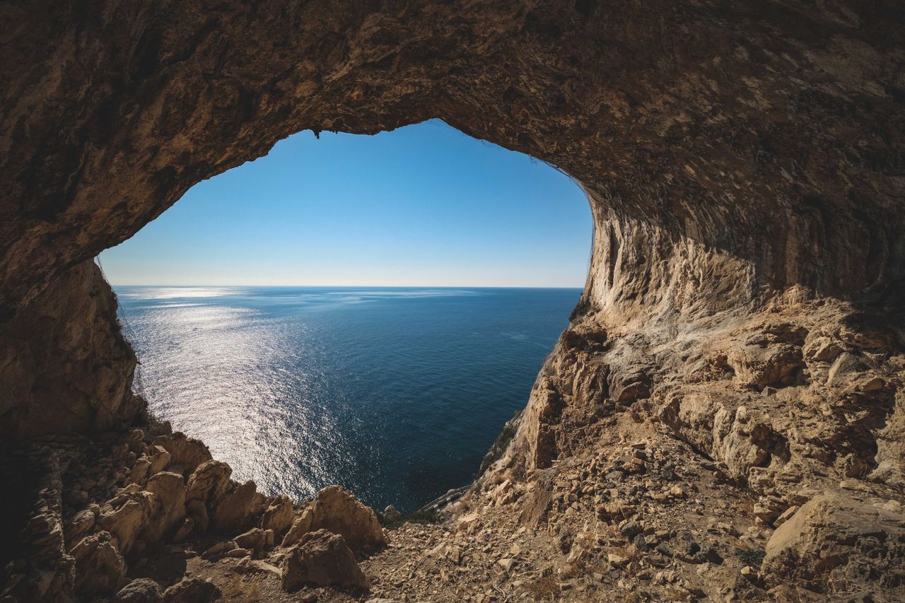 Vue grotte mer